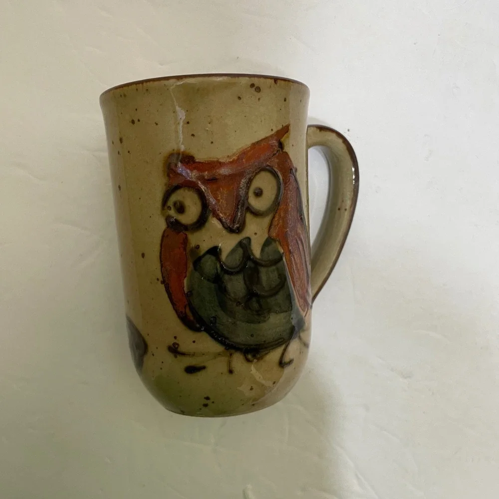 EXCELLENT CONDITION OWL MUGS‎ OTAGIRI STYLE. SET OF FOUR.